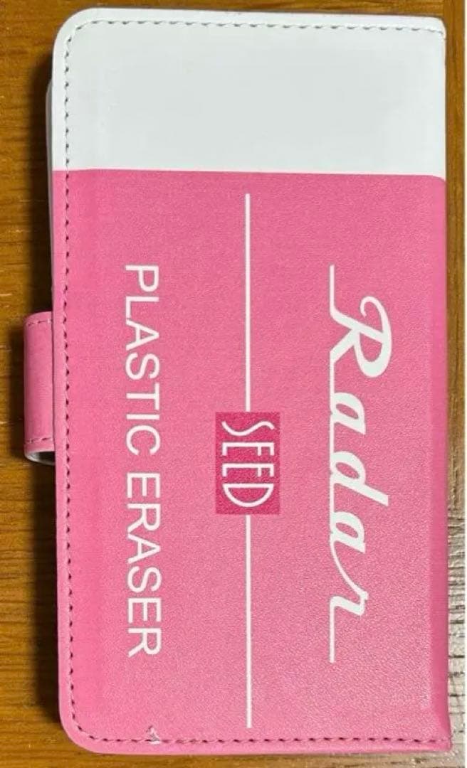 SEED 消しゴム型 レーダー柄 スマホケース ピンク