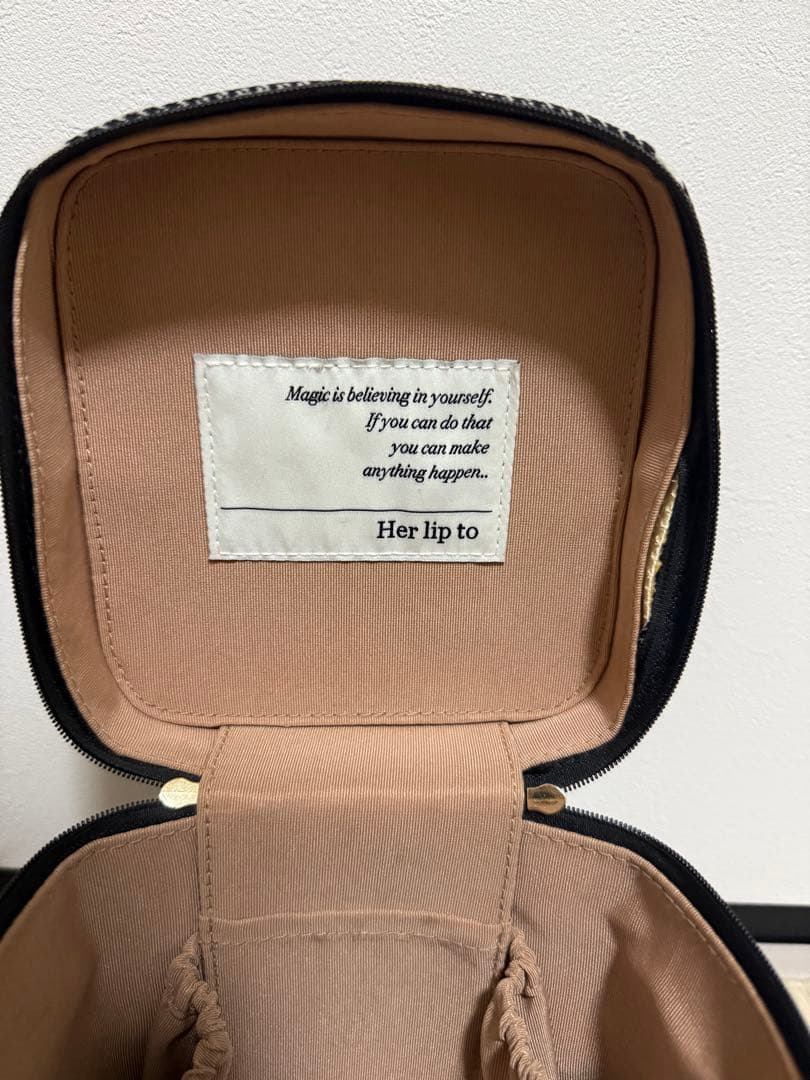 Her lip to バニティバッグ シルバー