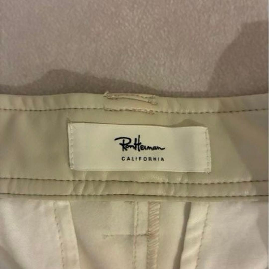 Ron Herman/フェイクレザー アンクルパンツ アイボリー