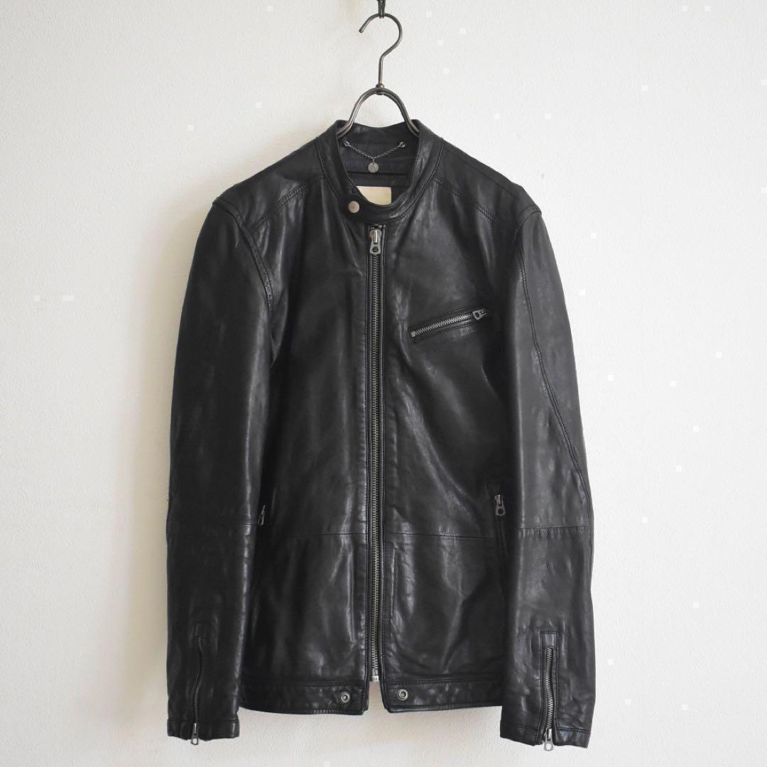 B*i様 archive 00s DIESEL シープレザーライダース 裏地総柄