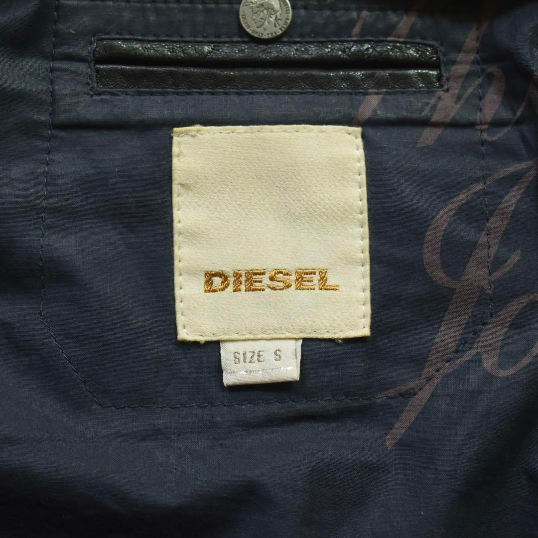 B*i様 archive 00s DIESEL シープレザーライダース 裏地総柄