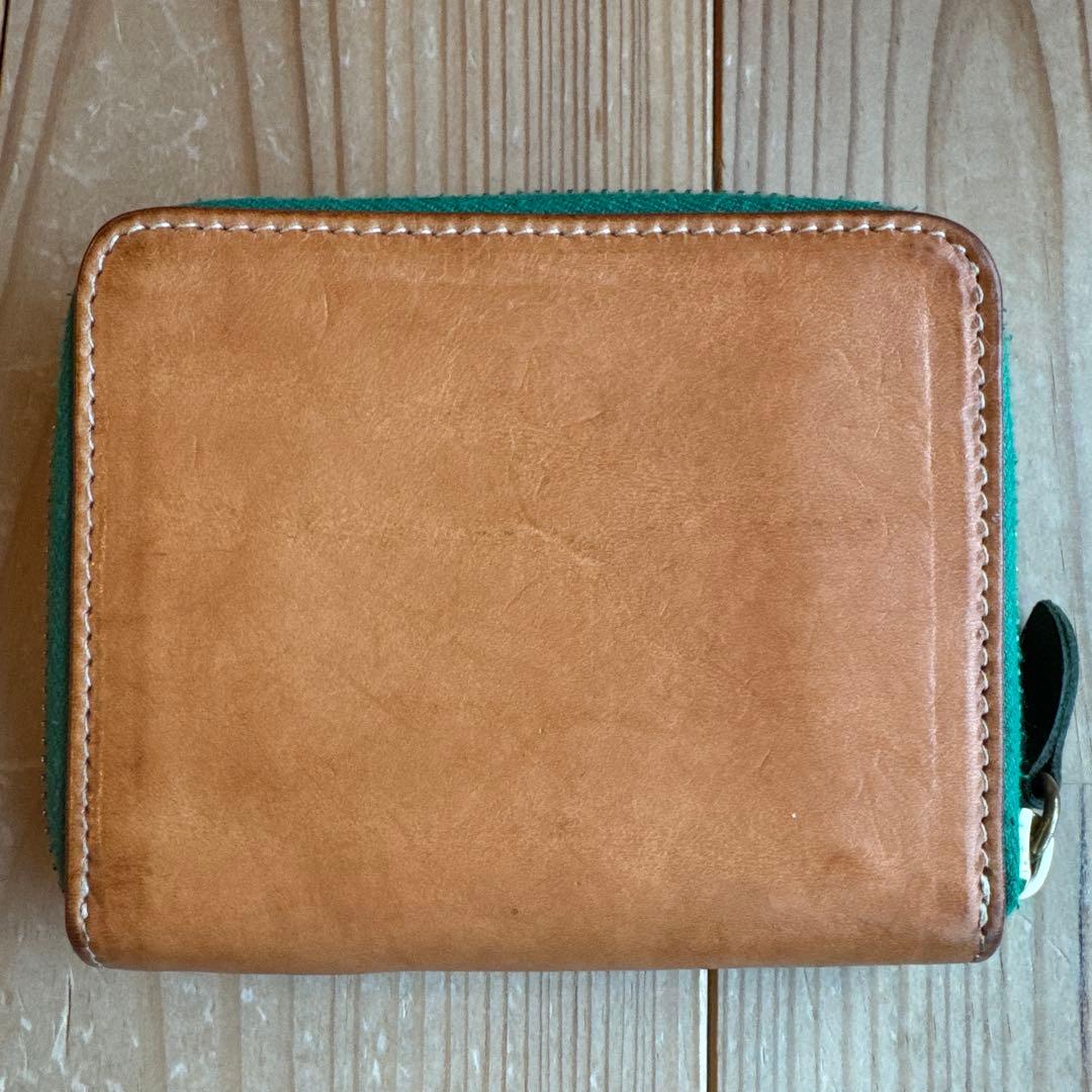 【レア＆美品】IL BISONTE 二つ折り財布 ヌメ ナチュラル 日本限定☆