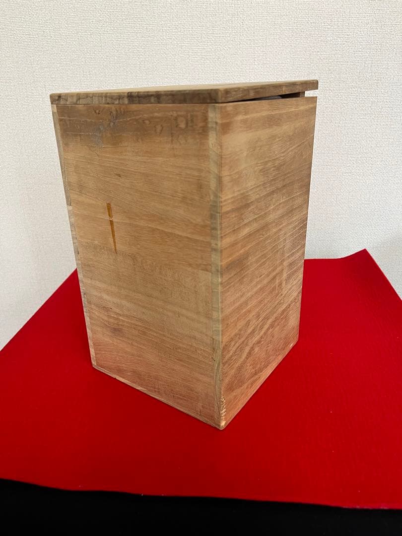 九谷の名工 三ツ井為吉作　 色絵 舟二人物図 花生　K322