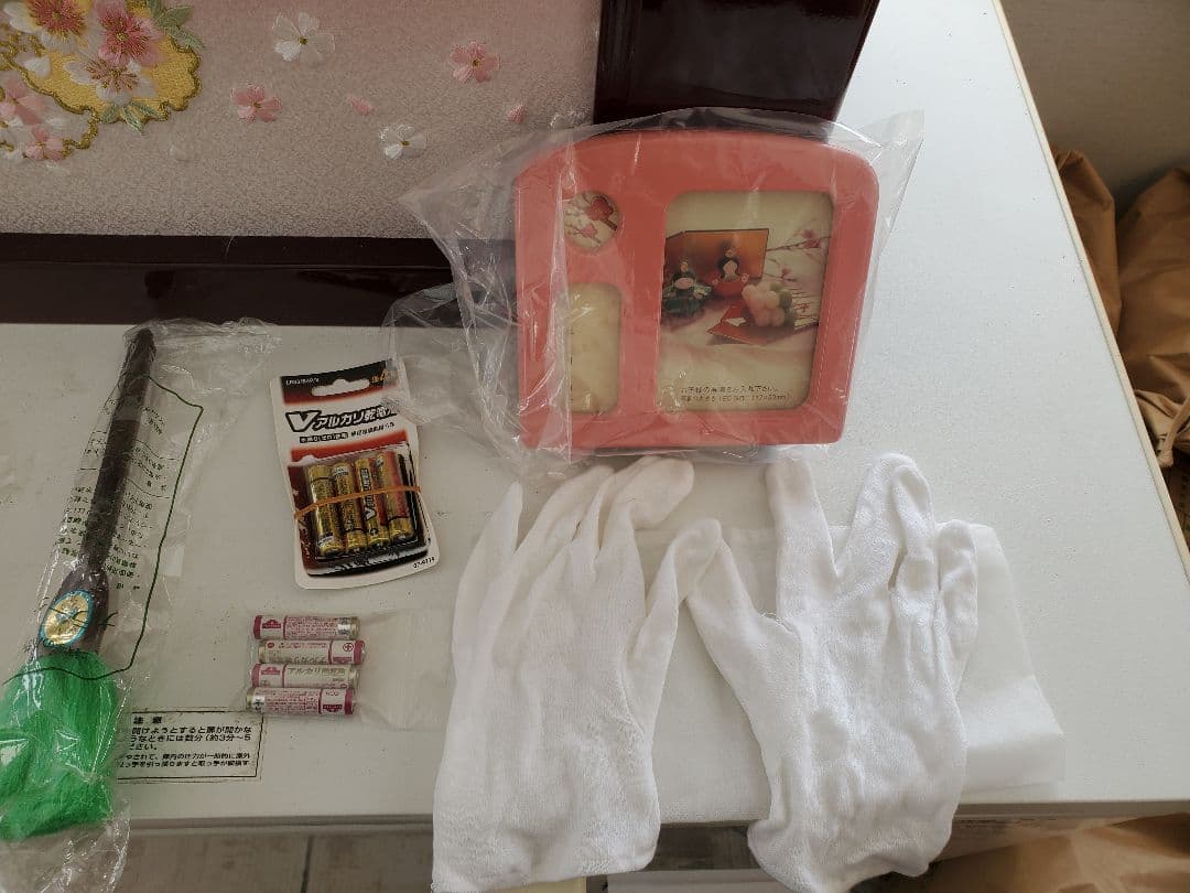 極美品　おひなさま　親王飾り　雛人形　極上仕立て　平安福祥　久月作