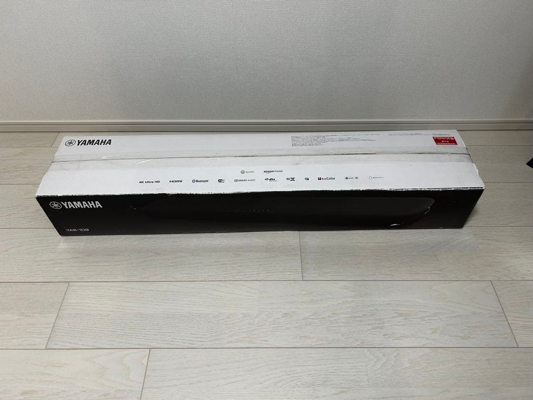 G*0様 【名機！】アレクサ搭載！Yamaha YAS-109 サウンドバー