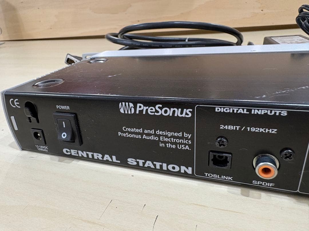 PreSonus モニターセレクター CENTRAL STATION スタジオ