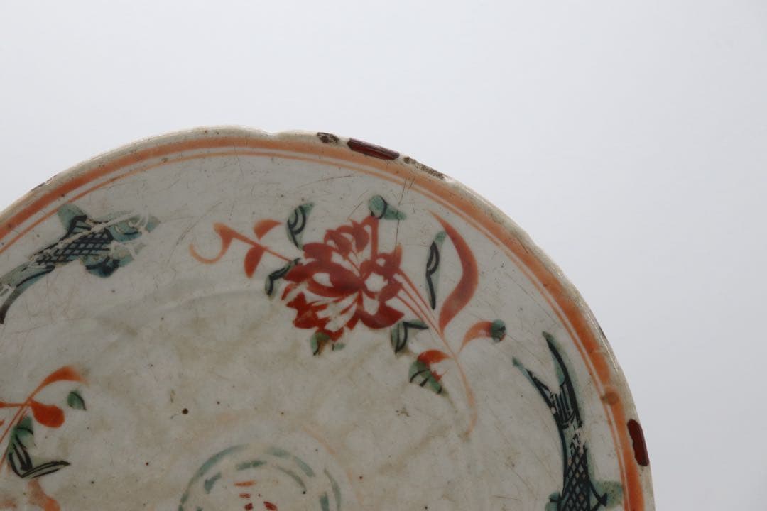 中国　明時代　呉須　大皿　アンティーク　送料込み250926