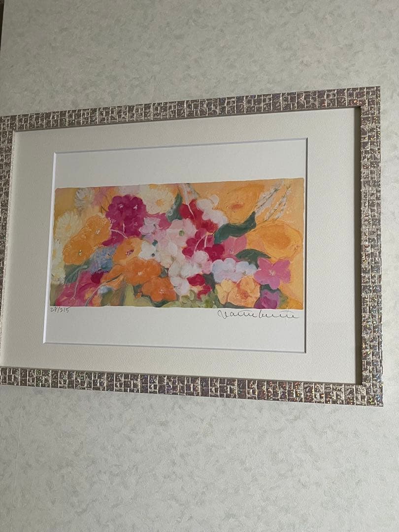 新品額入り版画　ジニー・キム　証明書付限定ジクレー　直筆サイン、EDあり