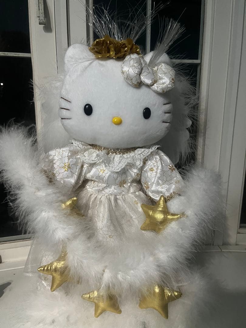 レア！ハローキティ ファイバーライト付きぬいぐるみ