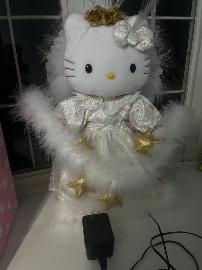 レア！ハローキティ ファイバーライト付きぬいぐるみ
