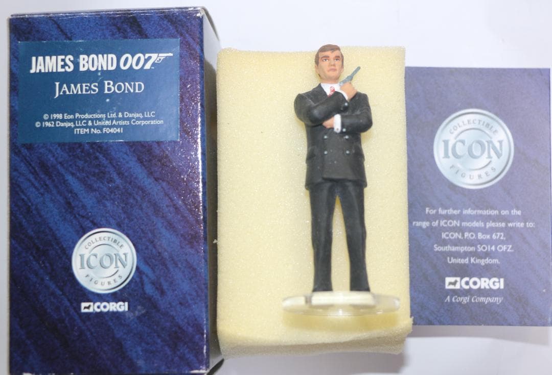 超貴重　CORGI社 メタルフィギャー　007 ジェムス・ボンド（R・ムーアー）