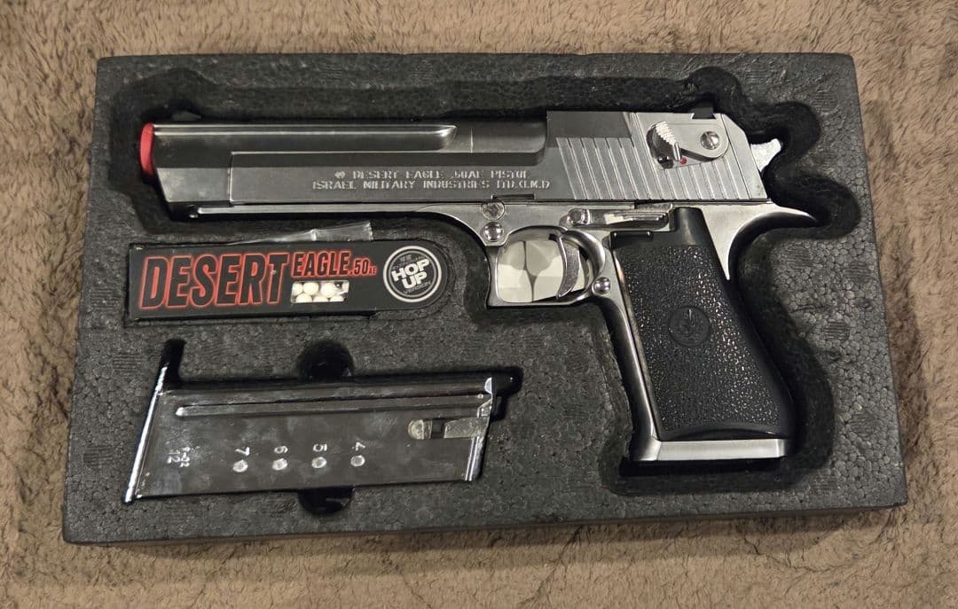 【東京マルイ】デザートイーグル50AE クロームステンレス