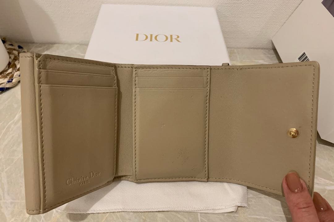 ディオール　3つ折りウォレット