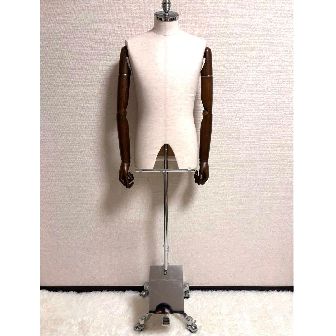 ✨訳あり✨格安✨マネキン　トルソー　メンズ　布張り　腕付き　可動式　紳士ボディ