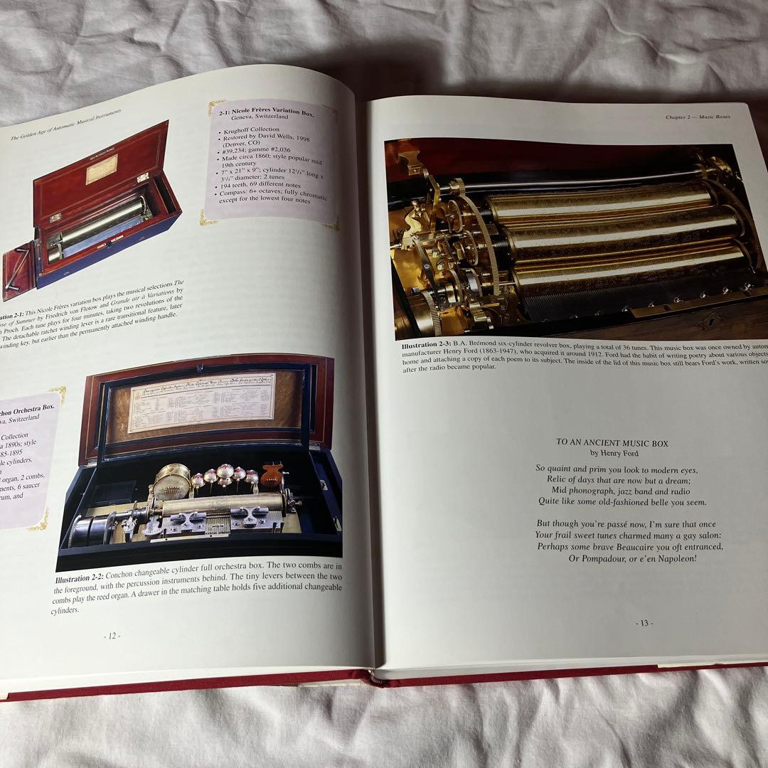 オルゴールと自動楽器の黄金時代　書籍　英語版