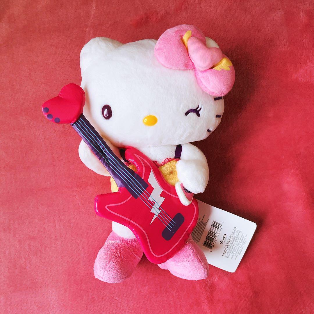 希少レア　ハローキティ　USA ぬいぐるみ　ギター　2006 サンリオ　レトロ
