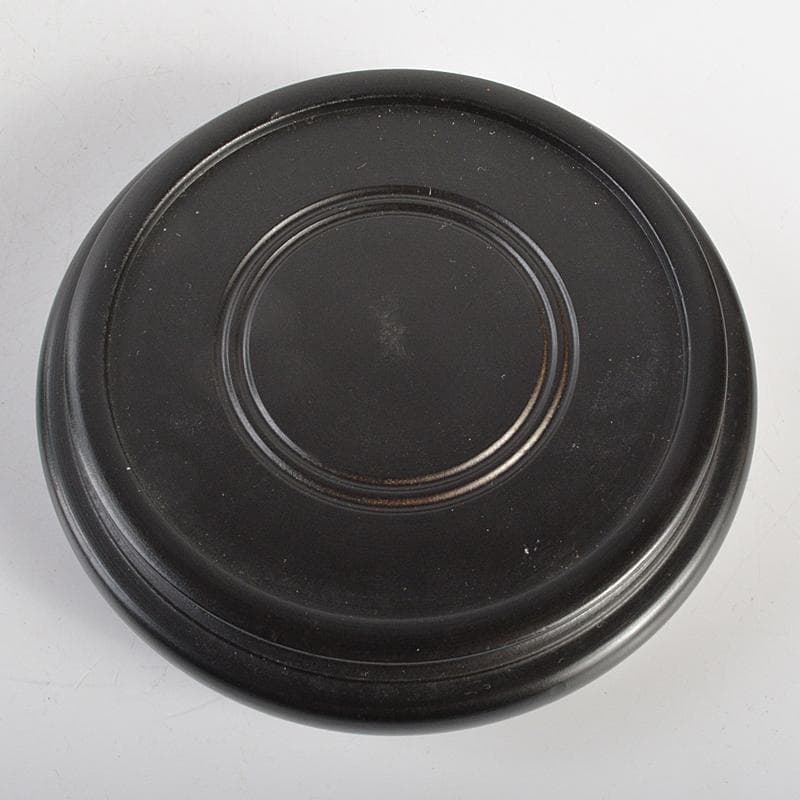 七宝焼　林七宝店 　牡丹文瓶　唐木台・箱付　M　R7378B