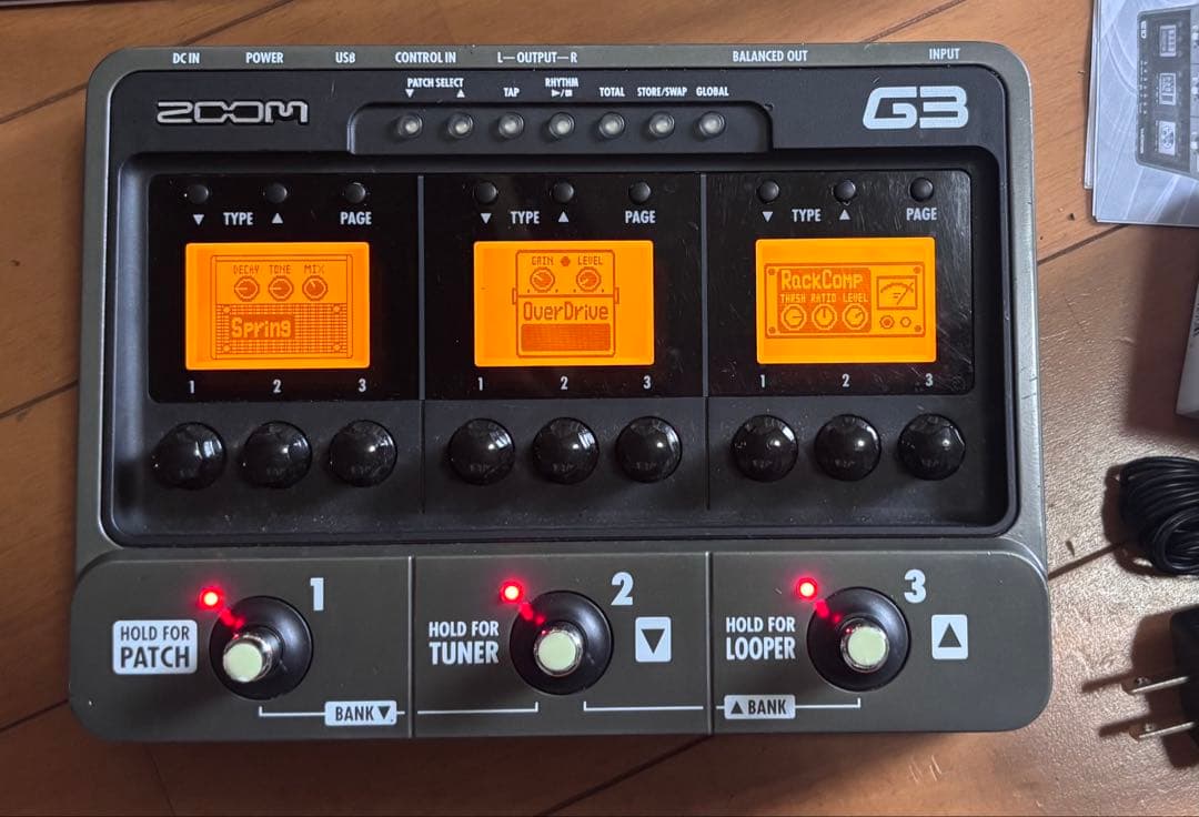 マルチエフェクター　ZOOM G3