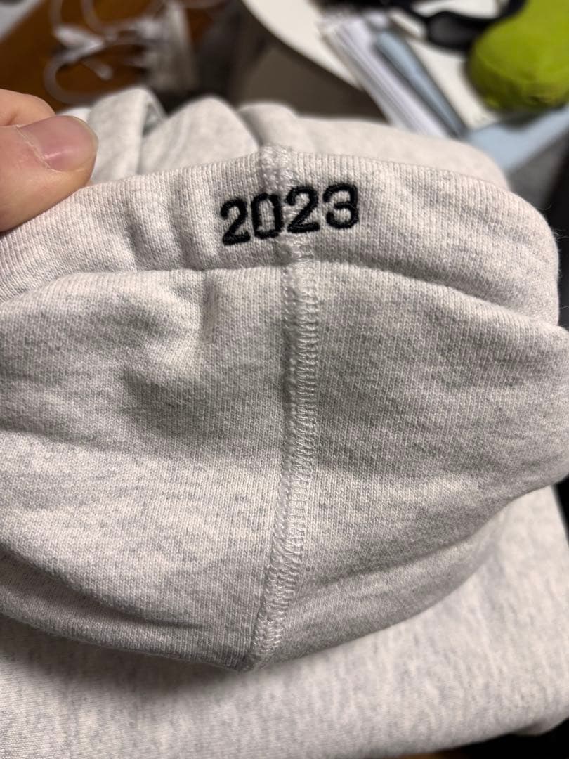 トップス Supreme Box Logo Hooded Ash Grey\" (23FW)