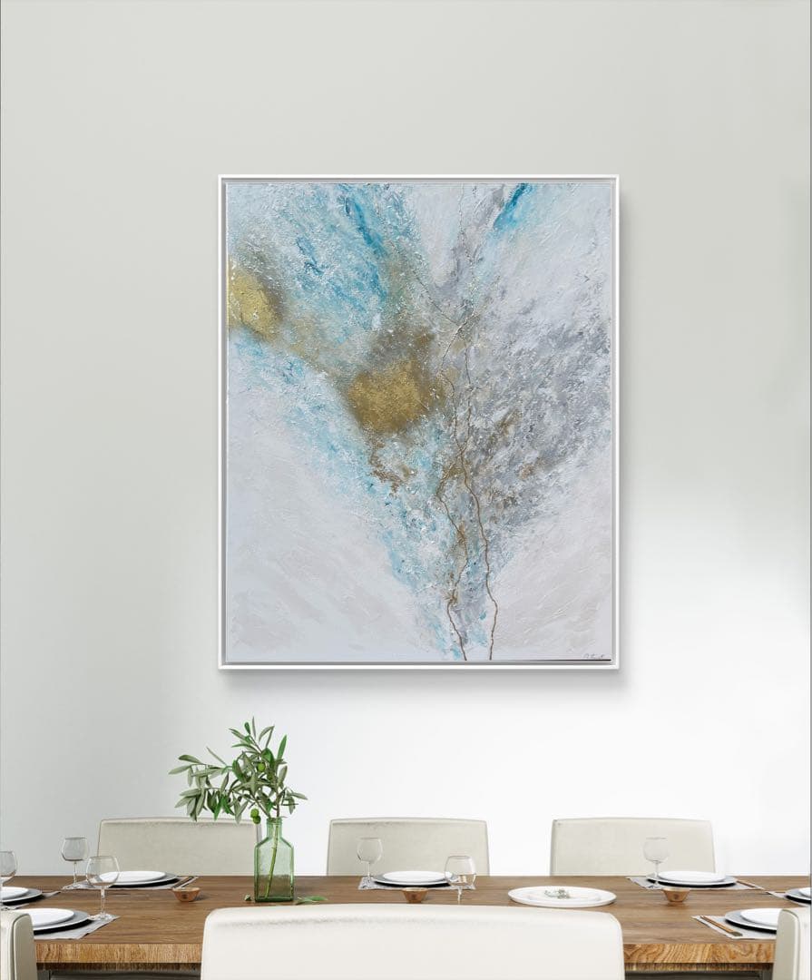 大きめ/和風/絵画/アート/抽象画/ニュアンス/モダン/ホテル/内装/海外/青