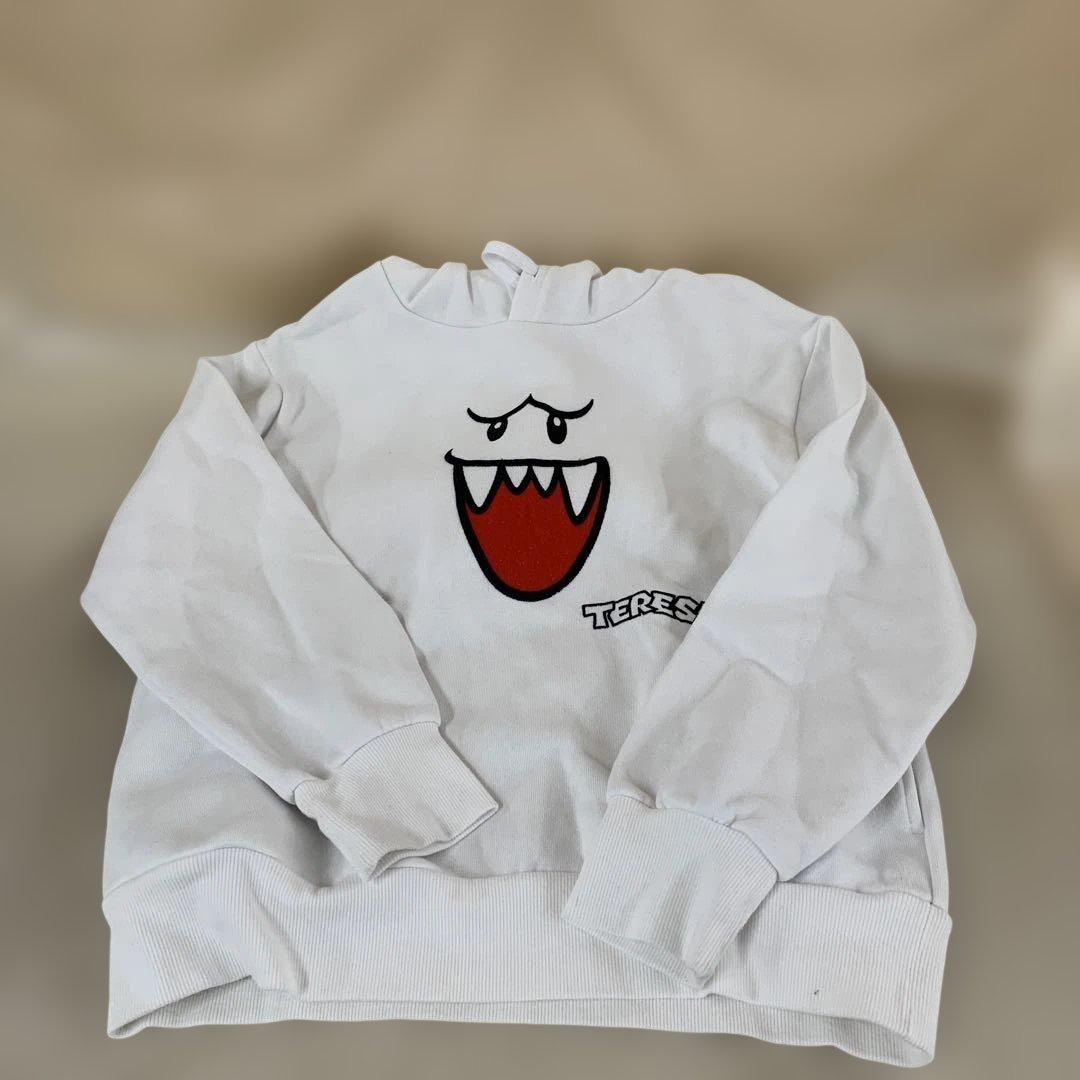 テレサ パーカ ホワイト Sサイズ 「スーパーマリオ」