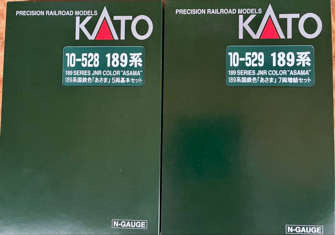 KATO 10-528,529 189系国鉄色あさま5両基本,7両増結セット
