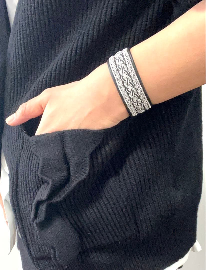 最終値下げ　サーミブレスレット　ブラック