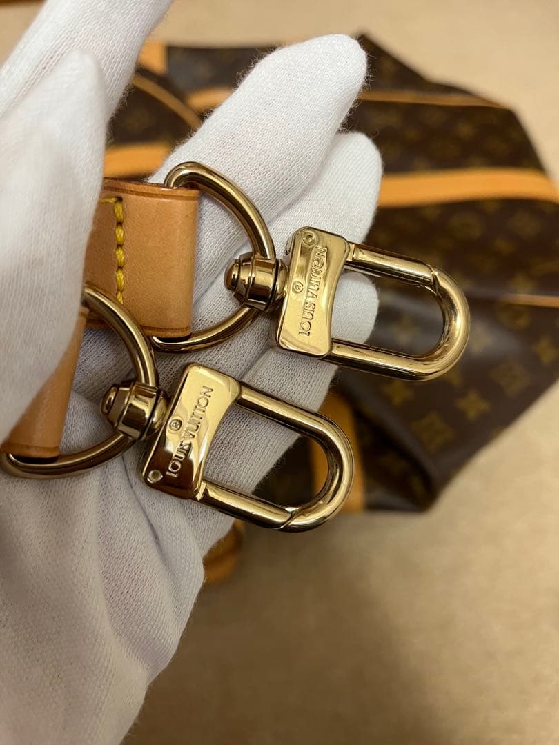 【美品 Louis Vuitton】 キーポル・バンドリエール50