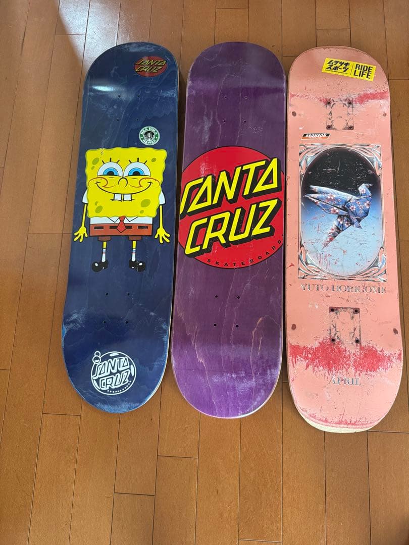 スケボーデッキ 3枚セット バラ売り不可