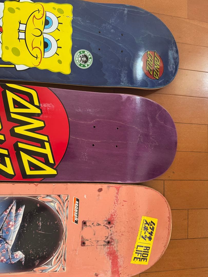 スケボーデッキ 3枚セット バラ売り不可