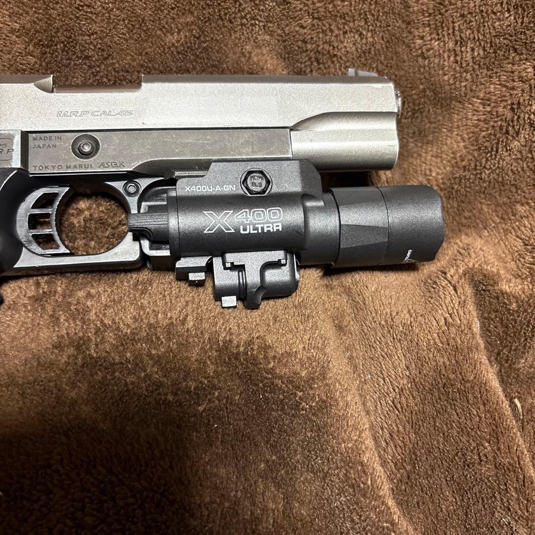 喜*一様 東京マルイ ガスブロ ハイキャパ 5.1 ステンレスモデル 外装カスタ