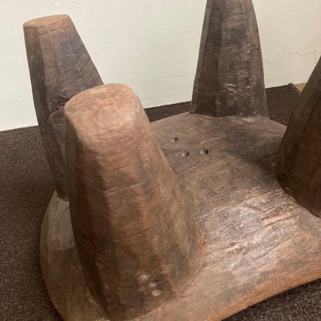 アフリカ家具　セヌフォ族スツール　コートジボワール