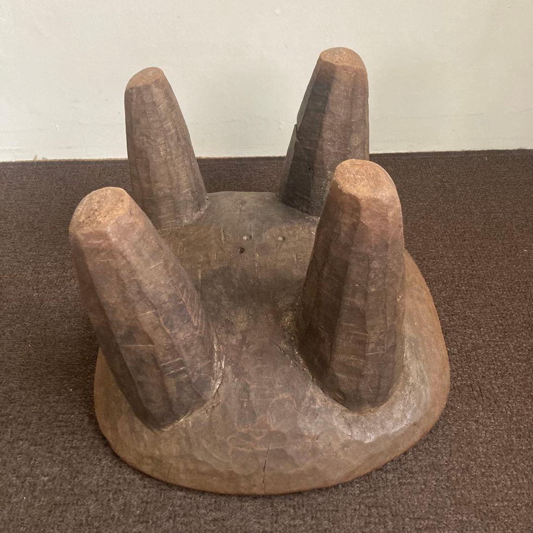 アフリカ家具　セヌフォ族スツール　コートジボワール