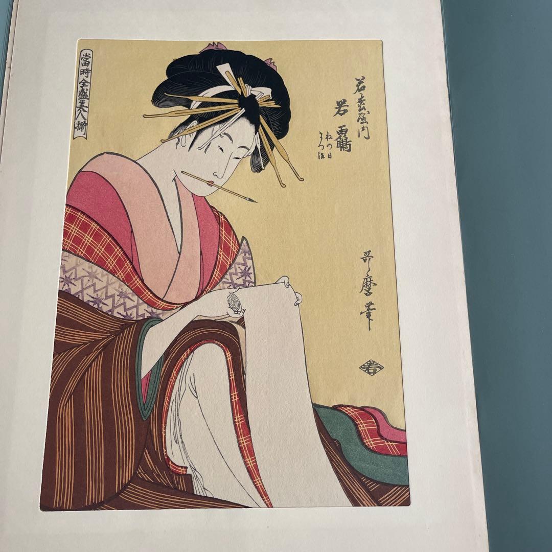 歌麿 浮世絵 Ukiyo-e Print by Utamaro