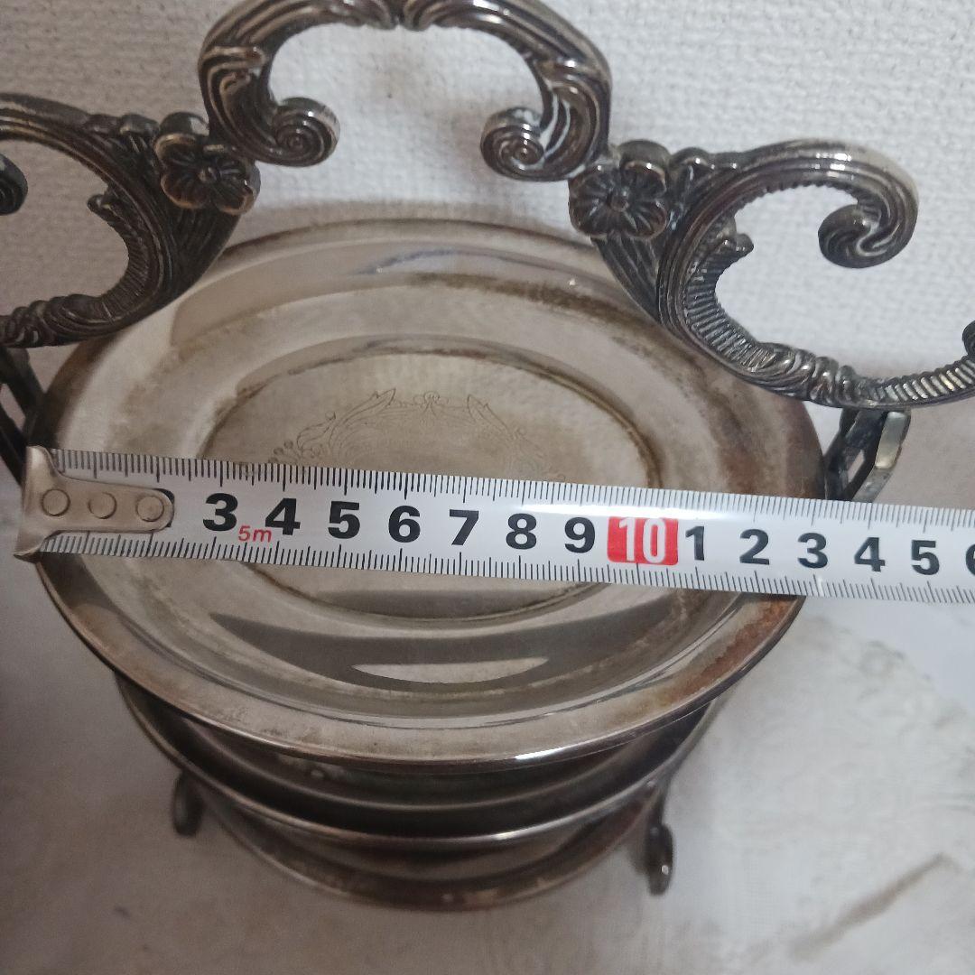 ☆フランス アンティーク 3段プレート スタンド