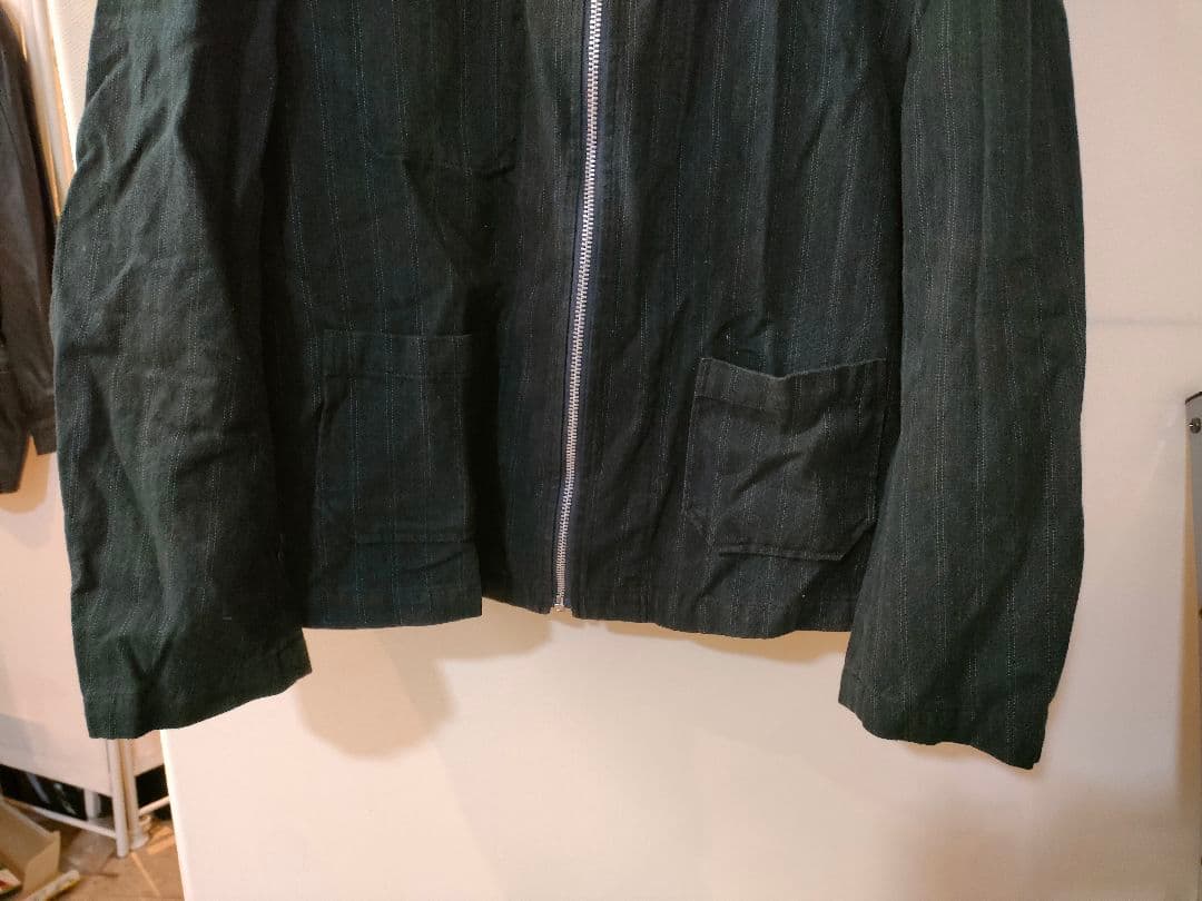 .*様 コム・デ・ギャルソン ブラック ジッパー付 カジュアル ジャケット