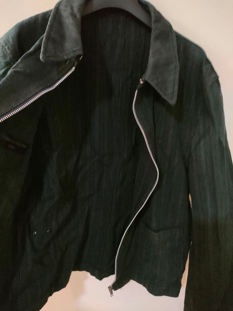 .*様 コム・デ・ギャルソン ブラック ジッパー付 カジュアル ジャケット