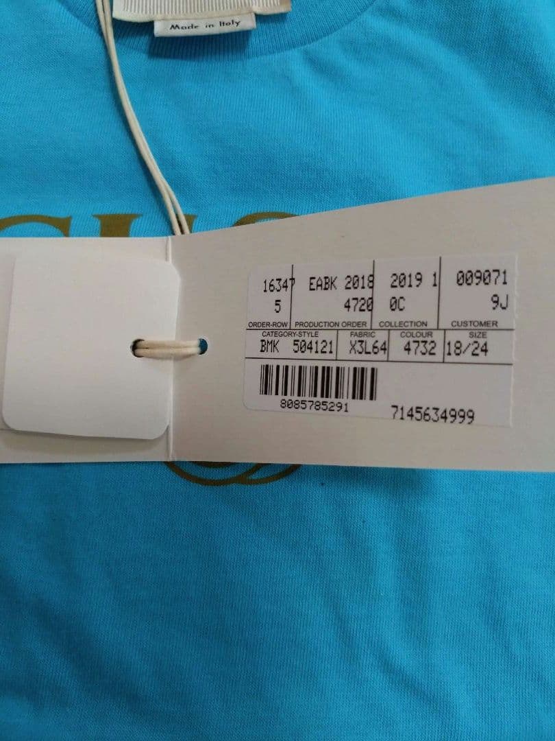 【新品未使用】GUCCI キッズTシャツ