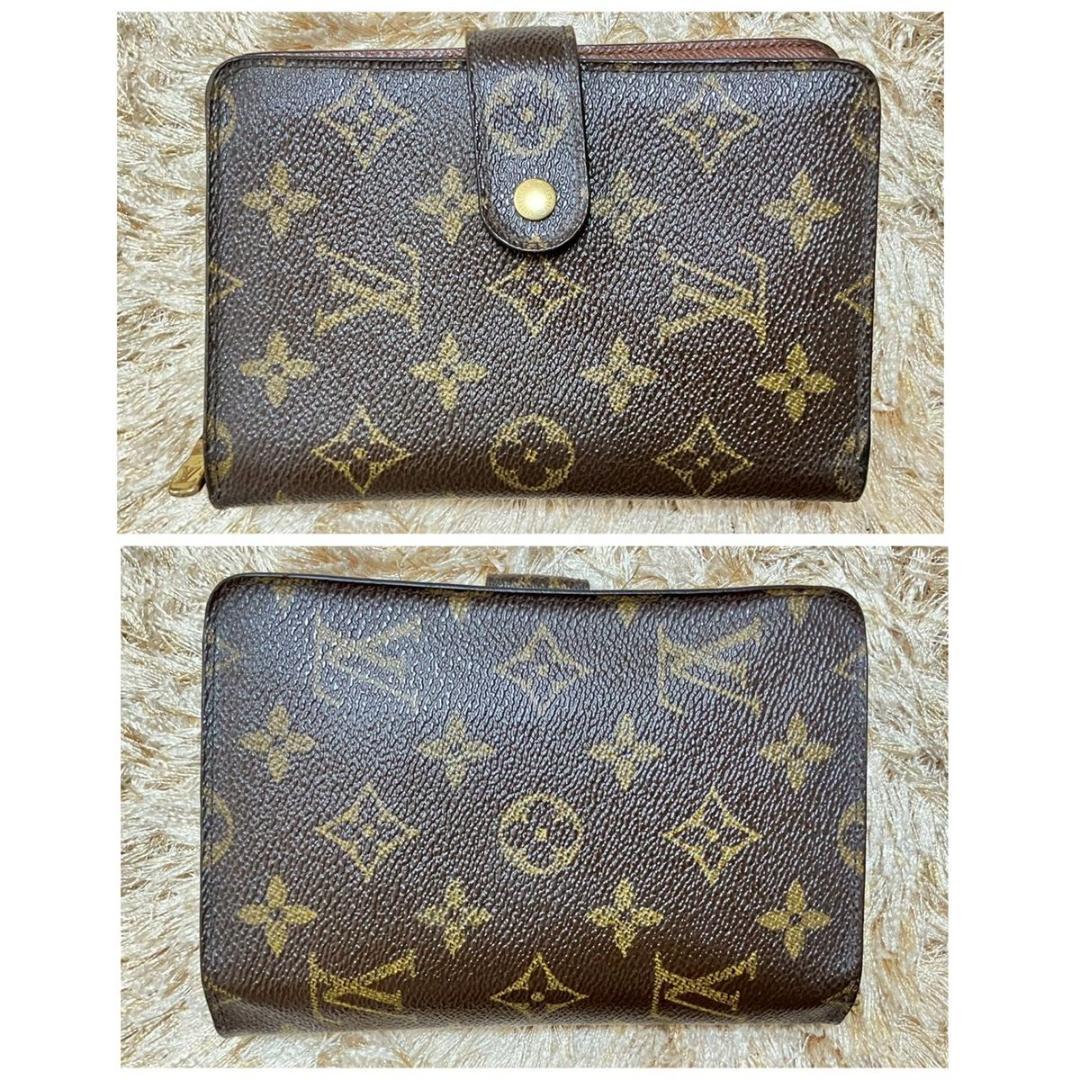 ルイヴィトン モノグラム ポルトパピエジップ 二つ折り財布 レディース