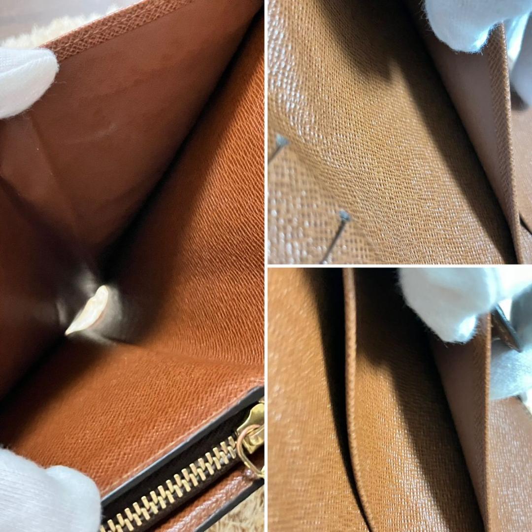 ルイヴィトン モノグラム ポルトパピエジップ 二つ折り財布 レディース