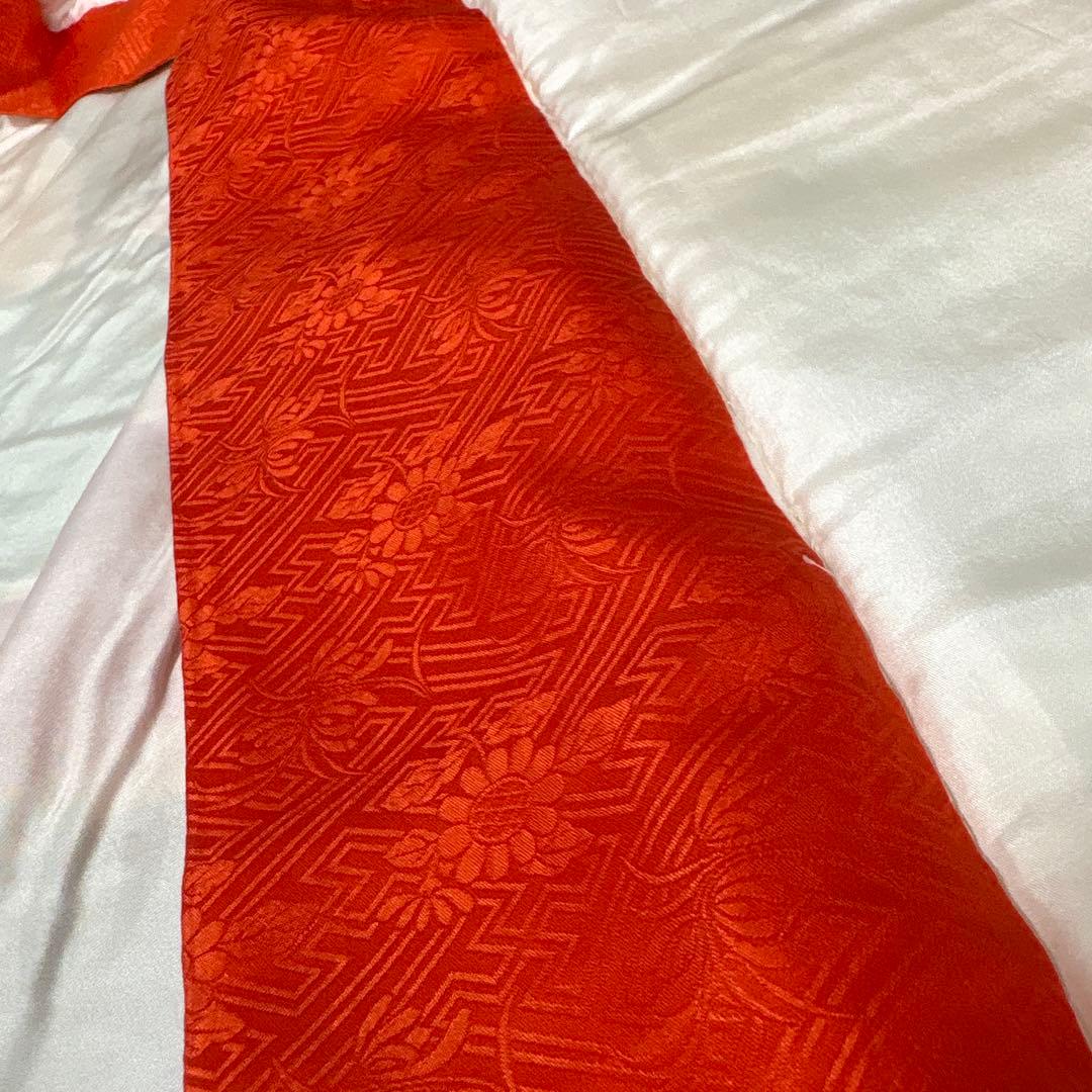 (う19) 個性派‼️彩りの芸術✨総絞り 青海波文様 アンティーク振袖㊗️③点セット