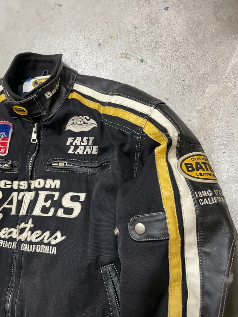 90s BETES ベイツ ライダースジャケット　コットンジャケット　バイカー