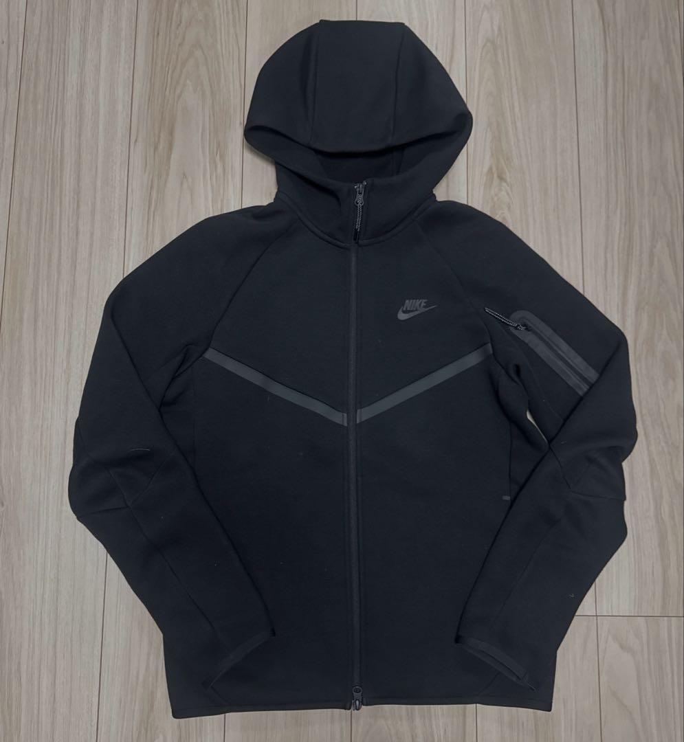 う*と様 NIKE テックフリース セットアップ 黒 上下S