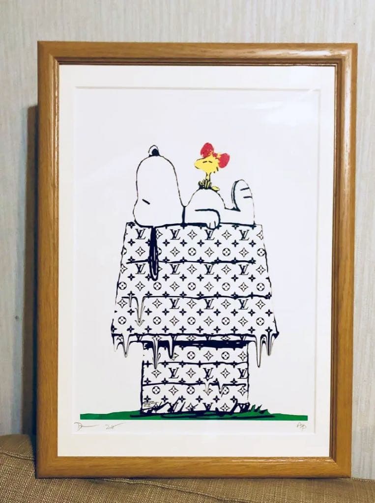 木製フレーム マット紙 額装 確認用  ☆death  nyc☆