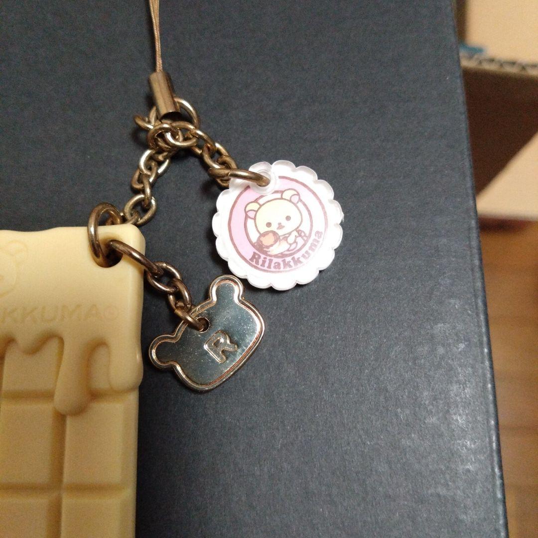 【未使用】リラックマ チョコストラップ ピンク、ホワイト