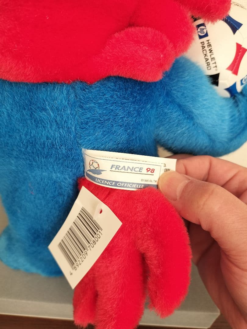 1998年　FIFAワールドカップ　フランス大会　フティックス　ぬいぐるみ