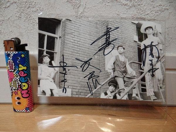 希少 当時物 フォーリーブス 直筆サイン 北公次 青山孝史 江木俊夫 おりも政夫