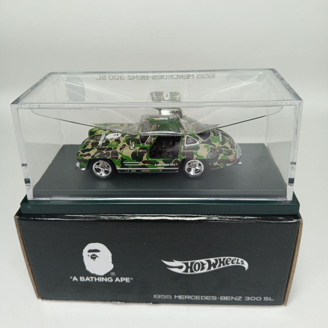 ミニカー BAPE X HOT WHEELS 55 MERCEDES-BENZ 300SL