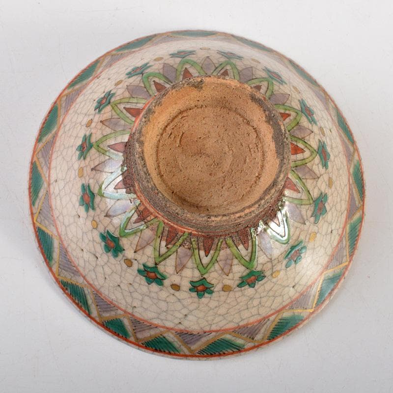 色絵金彩　花文　盃　酒盃　合わせ箱　M　6405