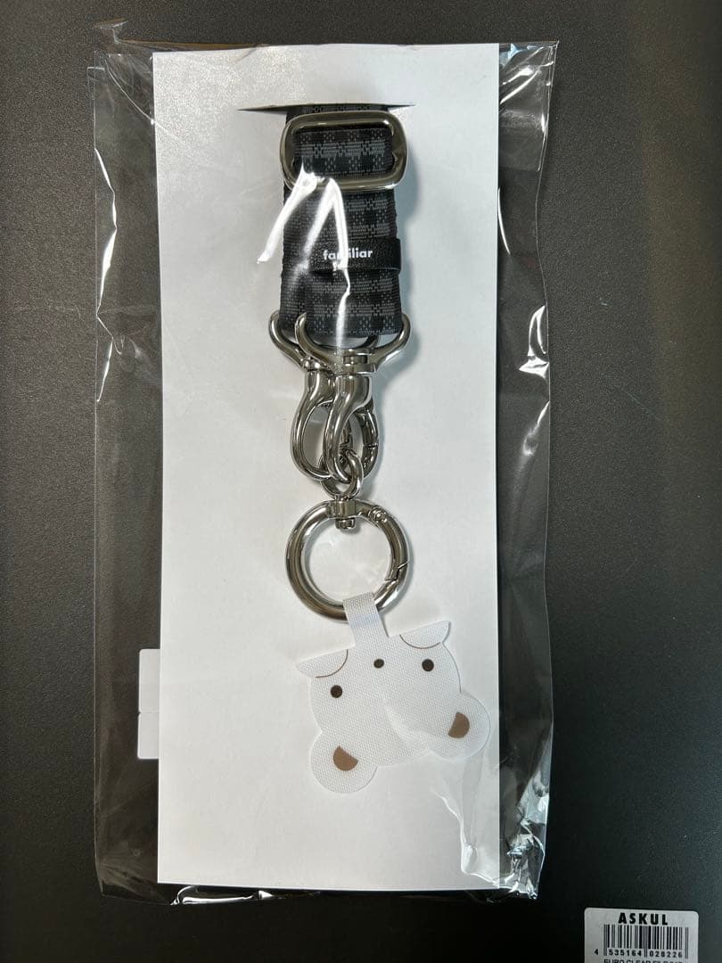 familiar ショルダーストラップ　グレー